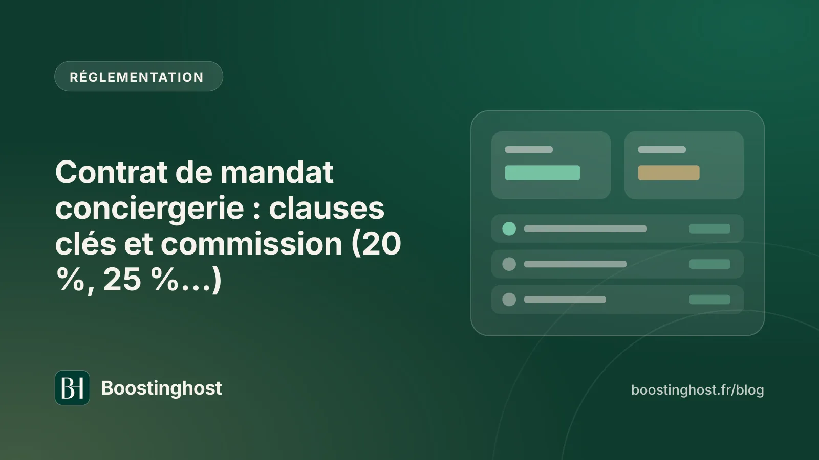 Contrat de mandat entre une conciergerie et un propriétaire de location courte durée