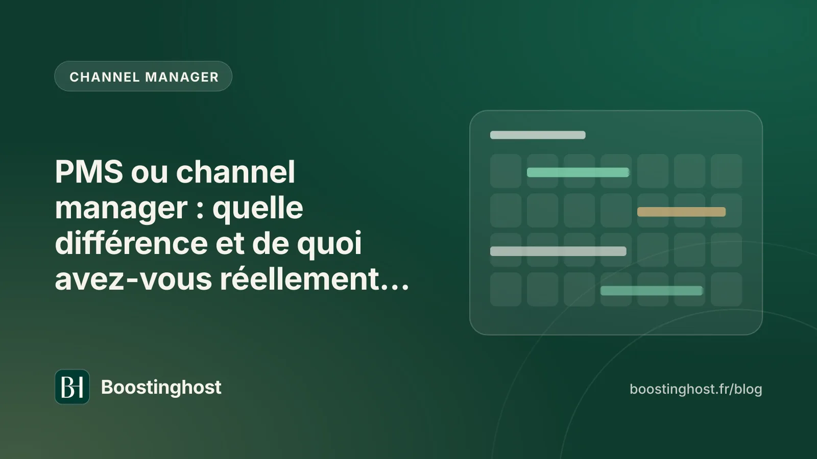 Différence entre un channel manager et un PMS de location courte durée