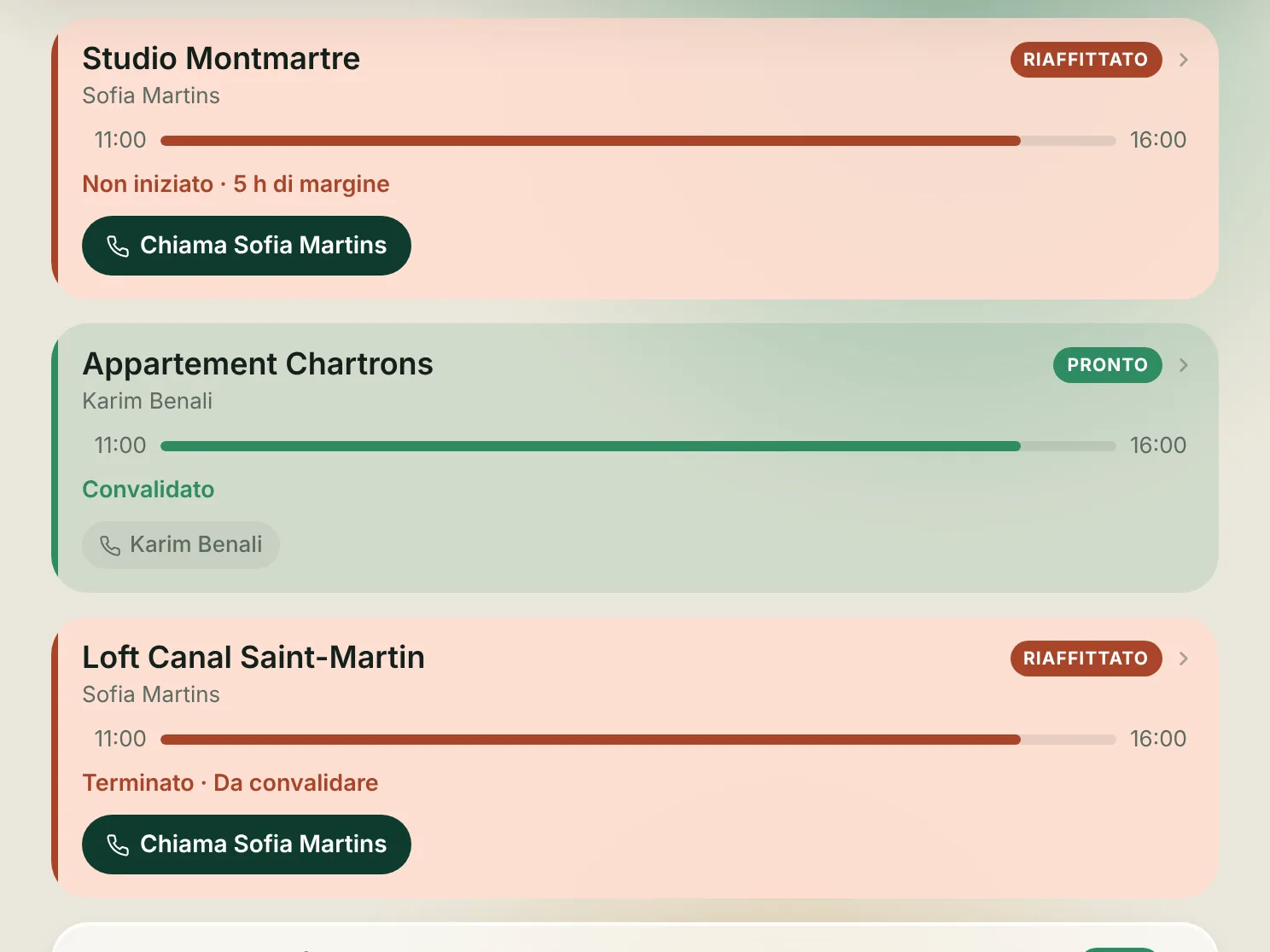 Gestione delle pulizie